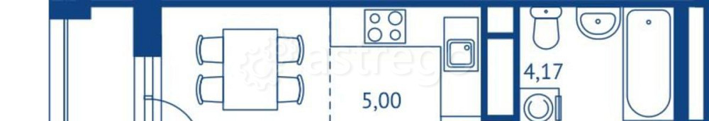 Студия, 37.08 м2, 5/22 эт. Королев - изображение 1