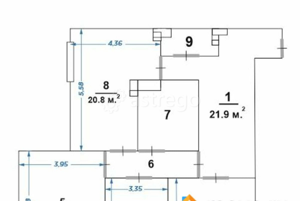 3-комн. квартира, 120.6 м2, 6/25 эт. Химки - изображение 2