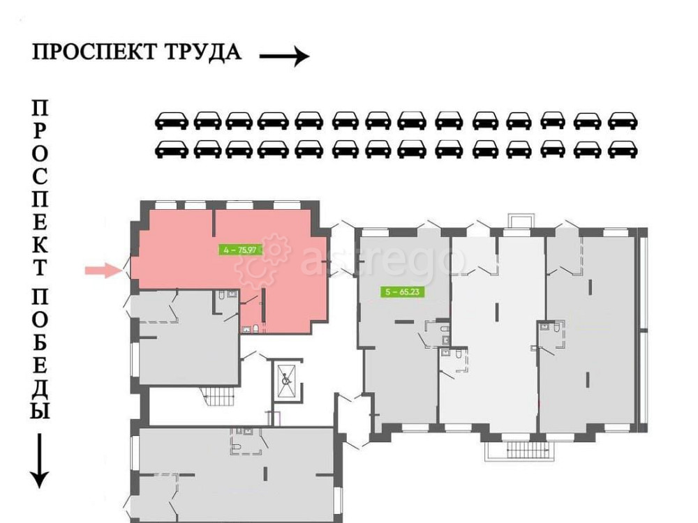Свободного назначения, 76 м2 Северодвинск - изображение 5