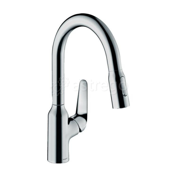 Смеситель для кухни Hansgrohe, Focus M42, Eco, тип открывания воды - однорычажный 71862000 Москва - изображение 1