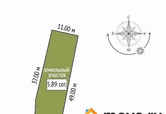 Земельный участок, 5.89 сотки Благовещенск