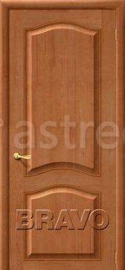 Дверь межкомнатная из массива сосны М7 Т-05 Светлый лак Барнаул - изображение 1