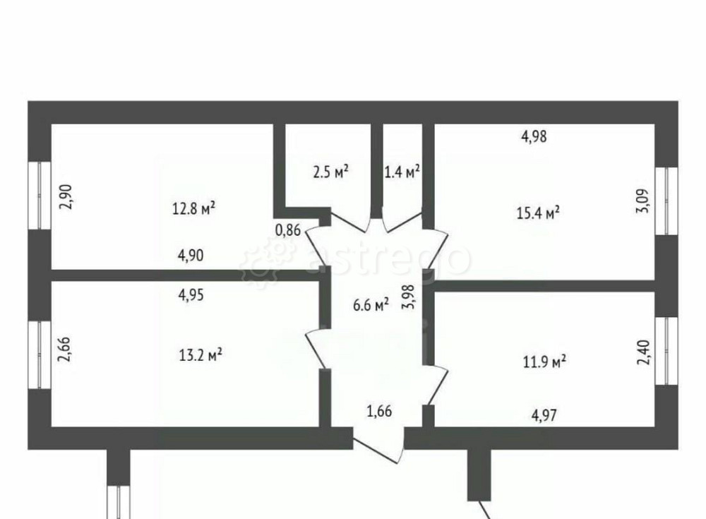 Дом, 63.8 м2, 7 соток, 1 эт. Благовещенск - изображение 2