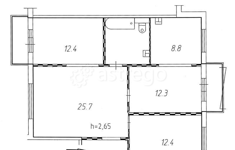 4-комн. квартира, 82.7 м2, 9/10 эт. Красноярск - изображение 2