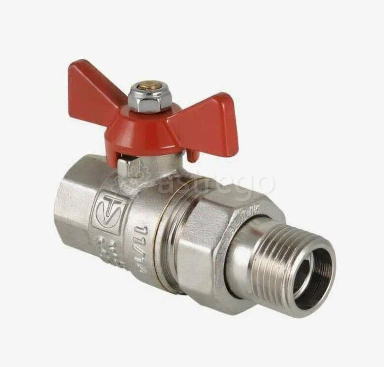 Кран шаровой 1/2" FM американка Valtec прямой Артем - изображение 1
