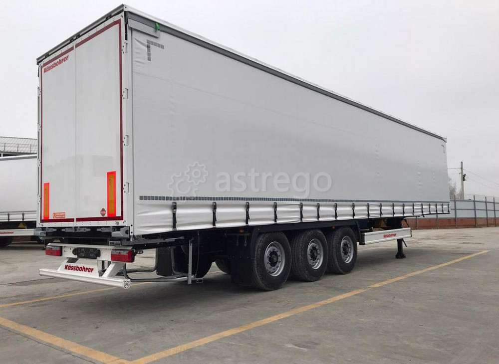 Полуприцеп Штора ворота Kassbohrer Maxima ISO Pakcs Борт, п/о, 3 оси, TIR, подъемная крыша Краснодар - изображение 1