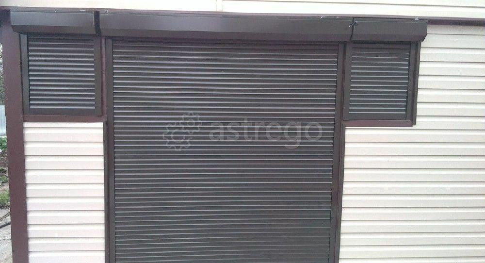 Рольставни автоматические Алютех 2500х2125 мм для гаража Казань - изображение 1