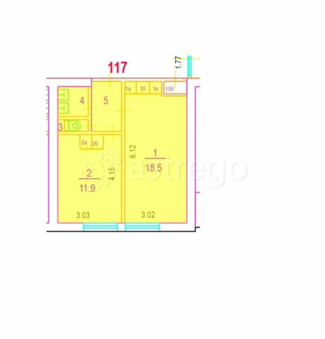 Комната, 12.5 м2, 11/12 эт. Москва - изображение 1