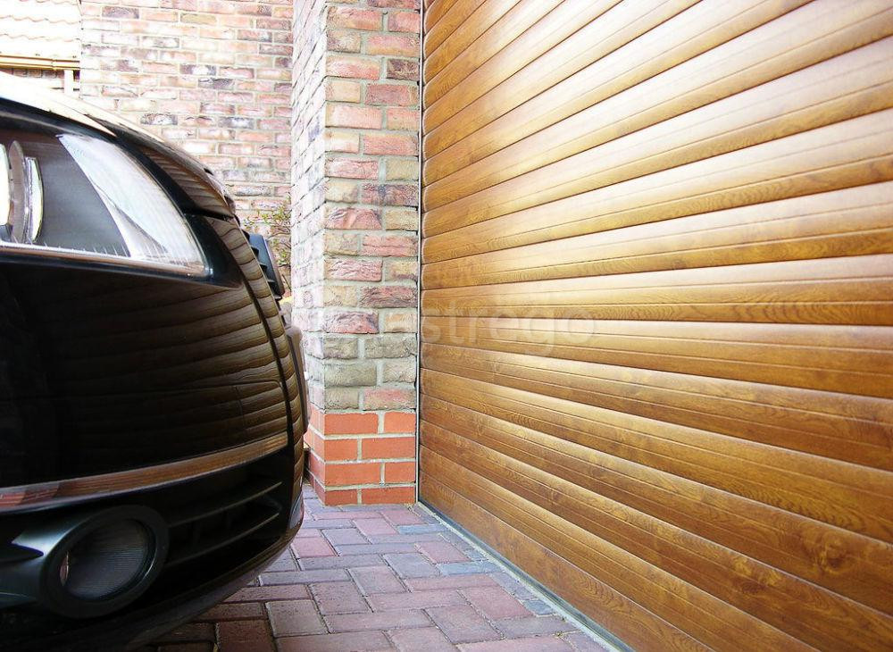 Рольставни на гараж из экструдированного профиля 2,4х1,9 м Красноярск - изображение 1