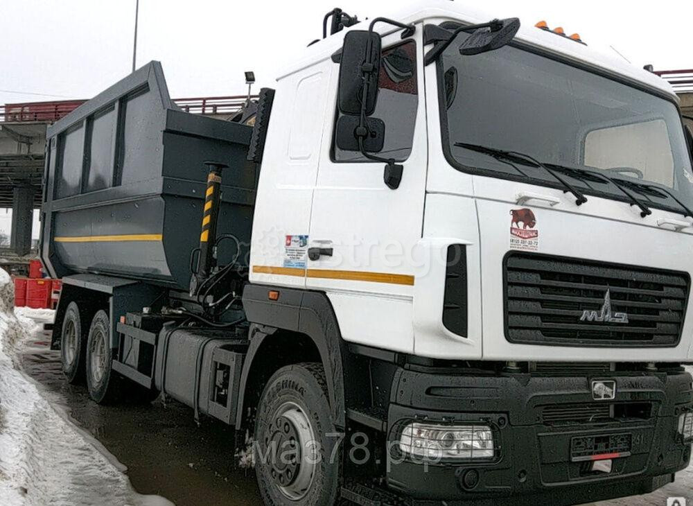 Ломовоз Т6310К на шасси МАЗ 6312С5-8529-012 Евро-5 с грейфером RG-25 Велмаш Санкт-Петербург - изображение 1