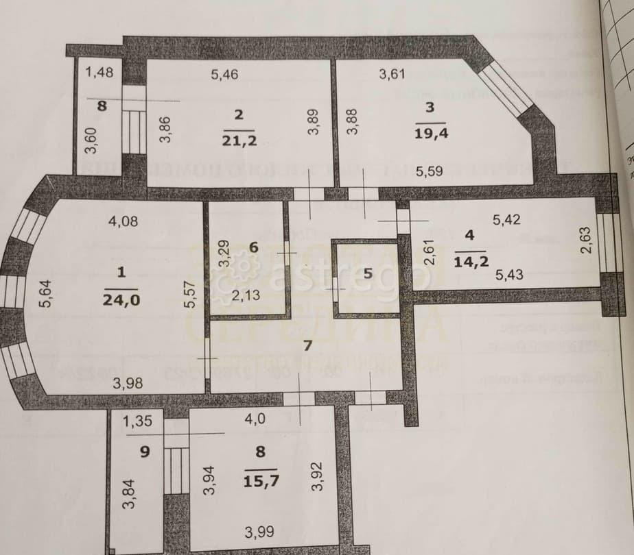 4-комн. квартира, 128.7 м2, 7/7 эт. Белгород - изображение 9