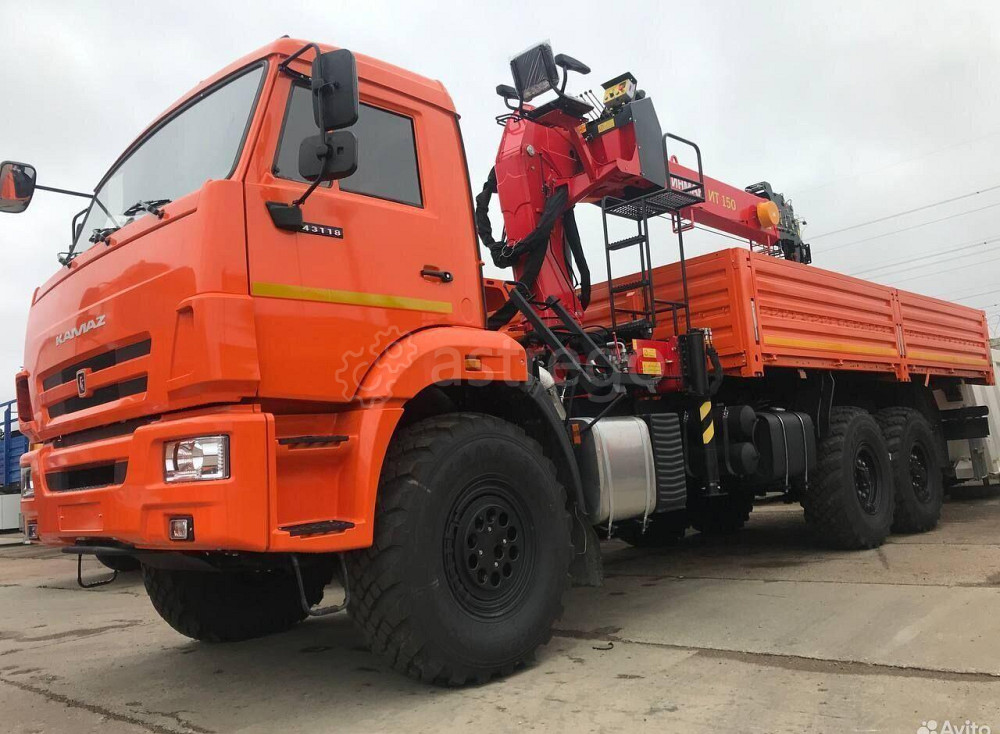 Бортовой грузовик КАМАЗ 43118-37 с КМУ Palfinger INMAN IT-150 Набережные Челны - изображение 1