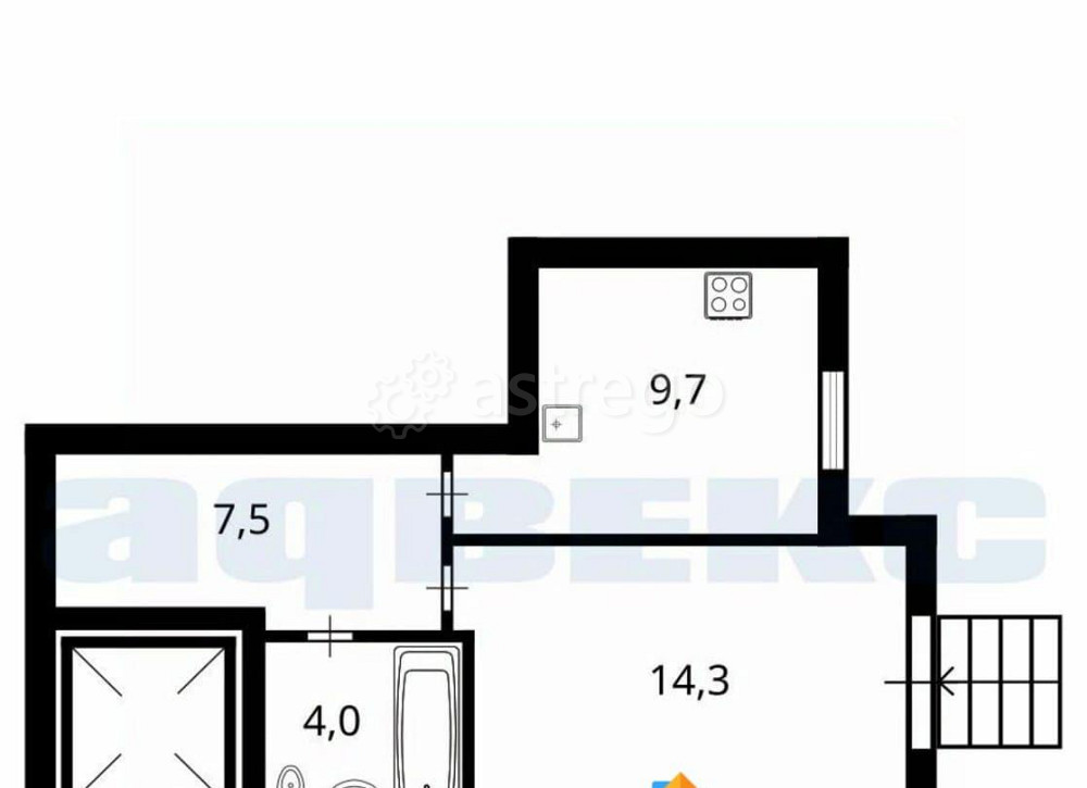 Свободного назначения, 35.5 м2 Санкт-Петербург - изображение 1