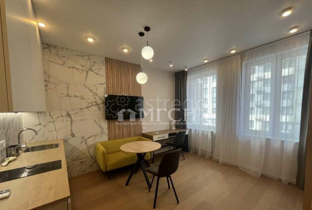 Студия, 28 м2, 5/27 эт. Москва - изображение 1