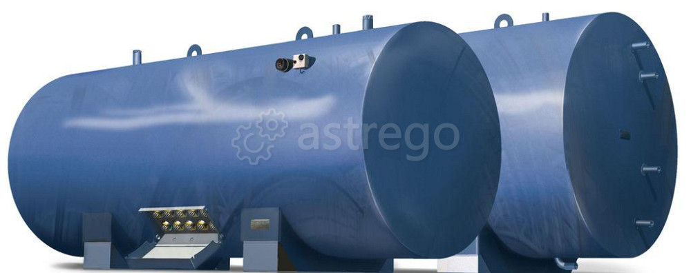 Водонагреватель электрический 10000 литров, «Невский», углеродистый, 75 кВт, горизонтальный Санкт-Петербург - изображение 1