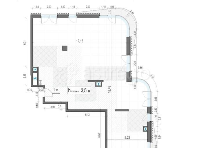 3-комн. квартира, 171 м2, 4/8 эт. Москва - изображение 9