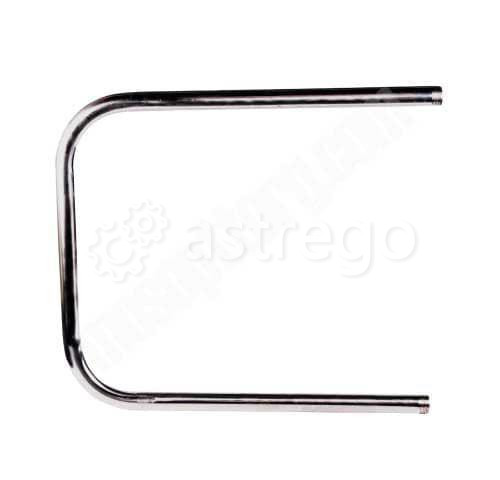 Полотенцесушитель водяной нержавеющая сталь П-образный Ду 25 (1") НР 600х600мм боковое подключение Э Москва - изображение 1