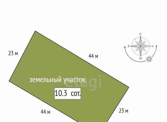 Земельный участок, 11 соток Емельяново