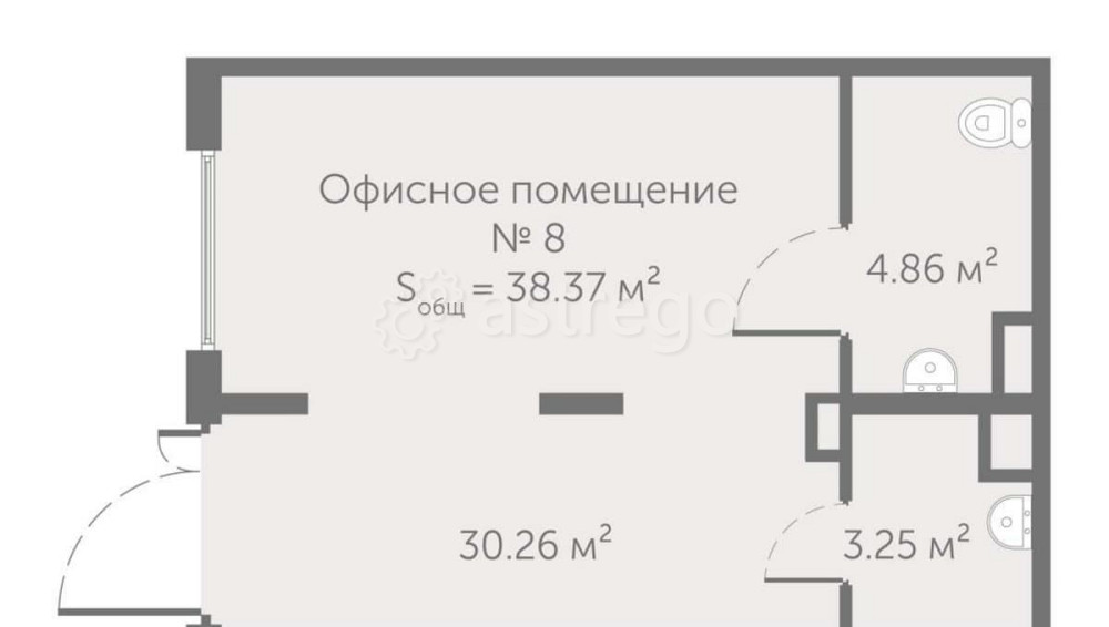 Свободного назначения, 38.37 м2 Санкт-Петербург - изображение 1