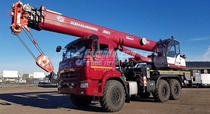 Автокран 32 т 31 м на шасси КАМАЗ Москва - изображение 1