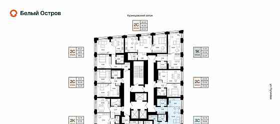 3-комн. квартира, 59.68 м2, 10/31 эт. Уфа