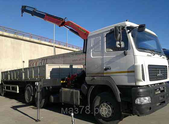 Тягач МАЗ 6312C5-8529-012 с КМУ Palfinger PK15500A Москва