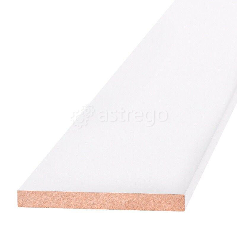 Дверной добор ламинированный 100x10x2200мм Белый Олови Екатеринбург - изображение 1