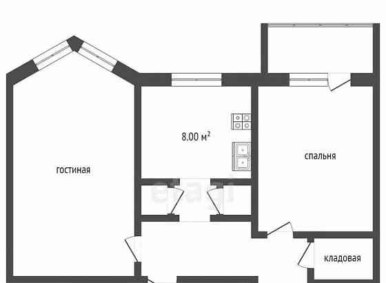 2-комн. квартира, 54.2 м2, 8/9 эт. Норильск