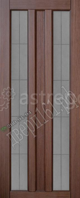 Двери из массива сосны шпонированные Вертикаль 412 Ростов-на-Дону - изображение 1