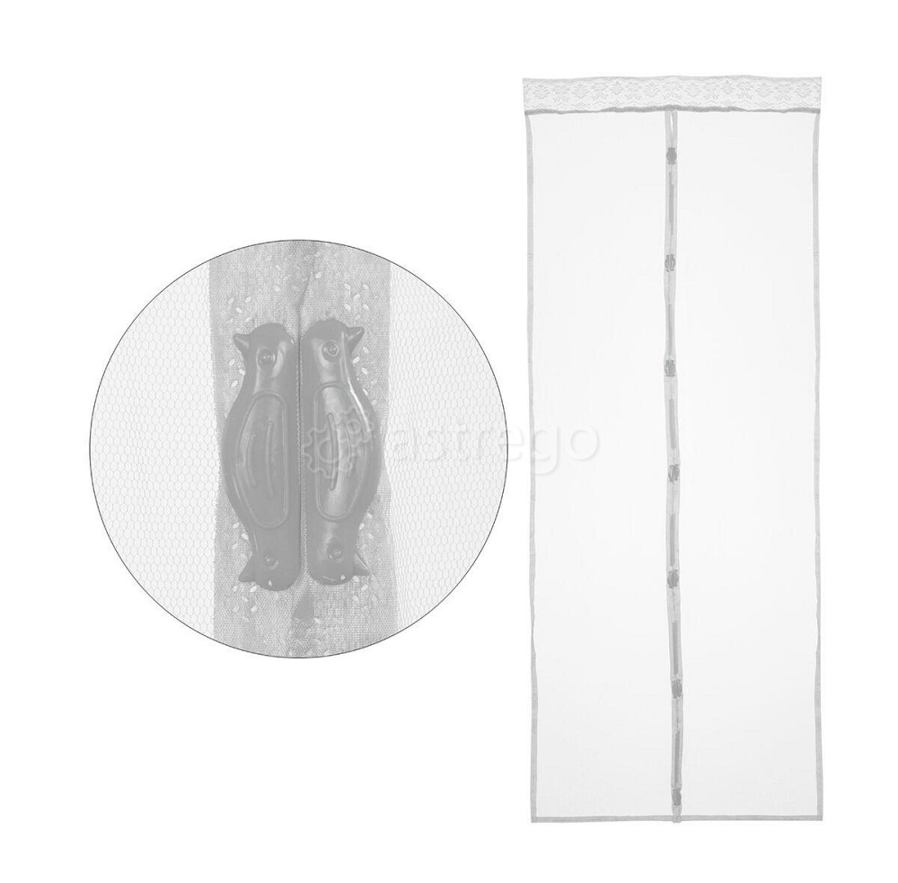 Сетка антимоскитная Рыжий кот 2,2х0,9 м на магнитах белая, дизайн птички Череповец - изображение 1