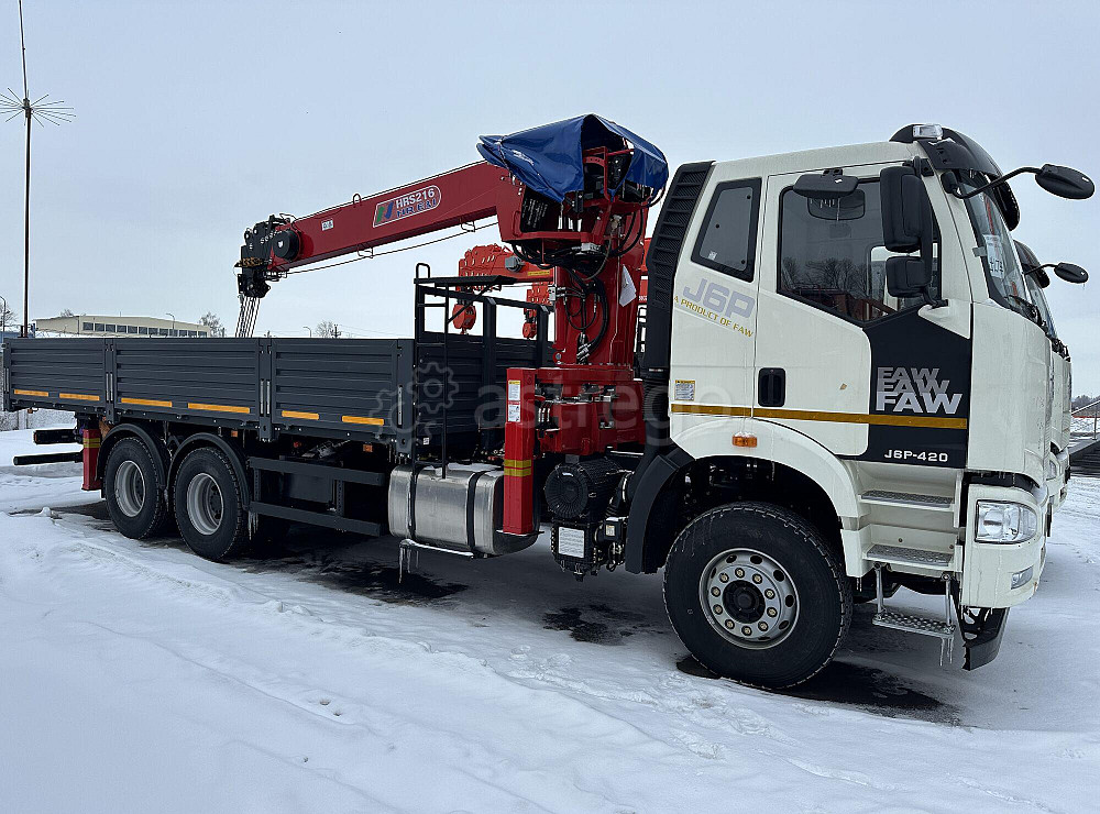 Грузовик FAW 3250 6x4 с КМУ HORYONG 216 бортовой Набережные Челны - изображение 1