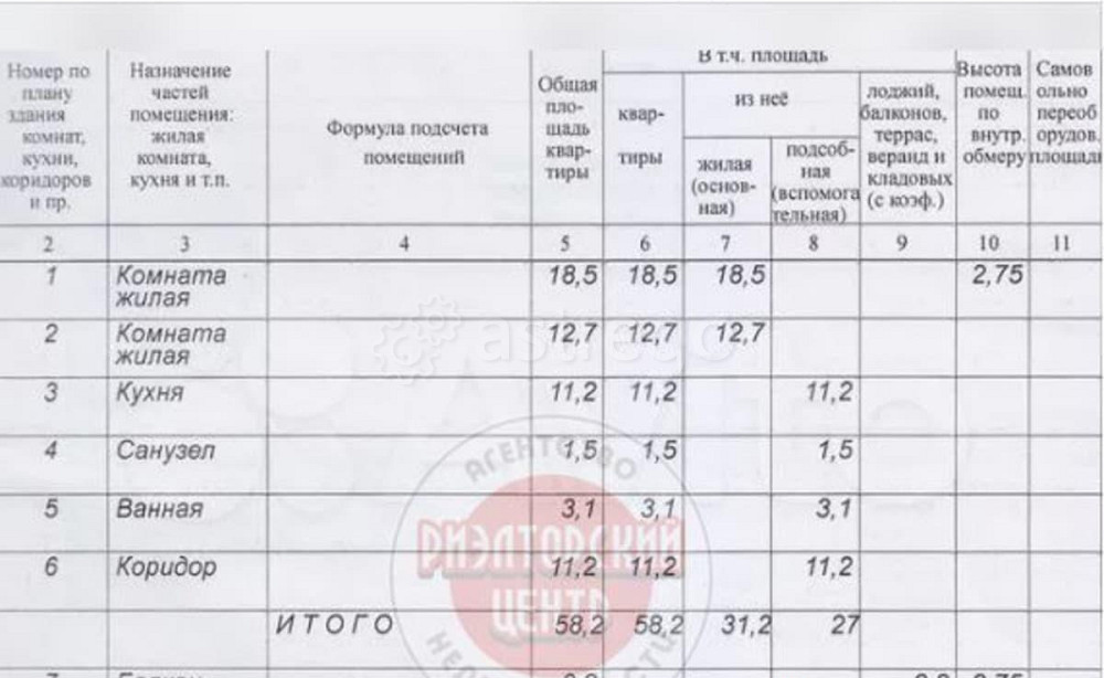 2-комн. квартира, 58.2 м2, 1/4 эт. Белгород - изображение 9