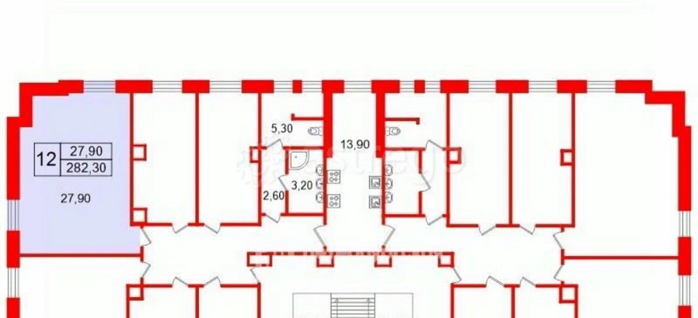 Комната, 27.9 м2, 2/2 эт. Санкт-Петербург - изображение 2
