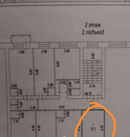 Комната, 11.1 м2, 2/4 эт. Уфа