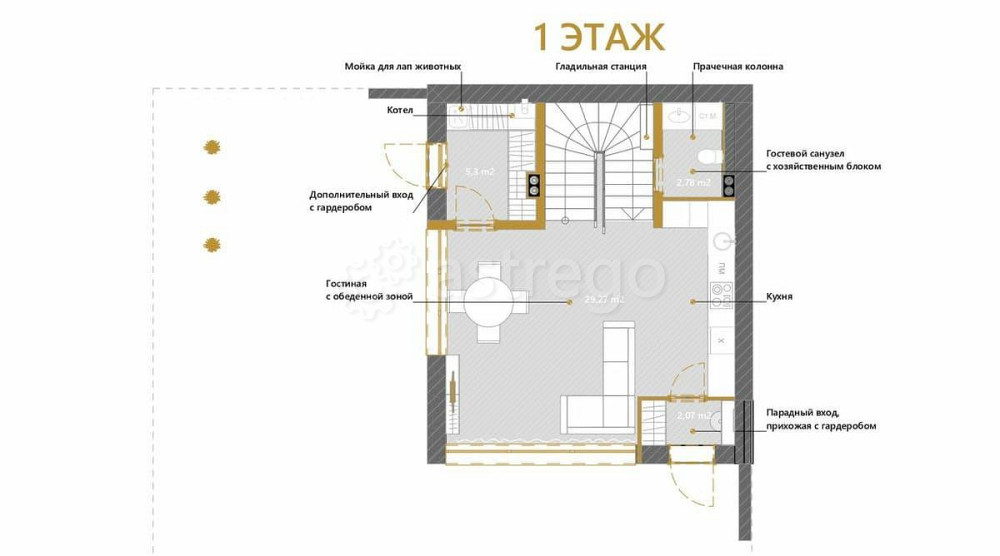 Дом, 168.6 м2, 1.8 сотки, 3 эт. Санкт-Петербург - изображение 6