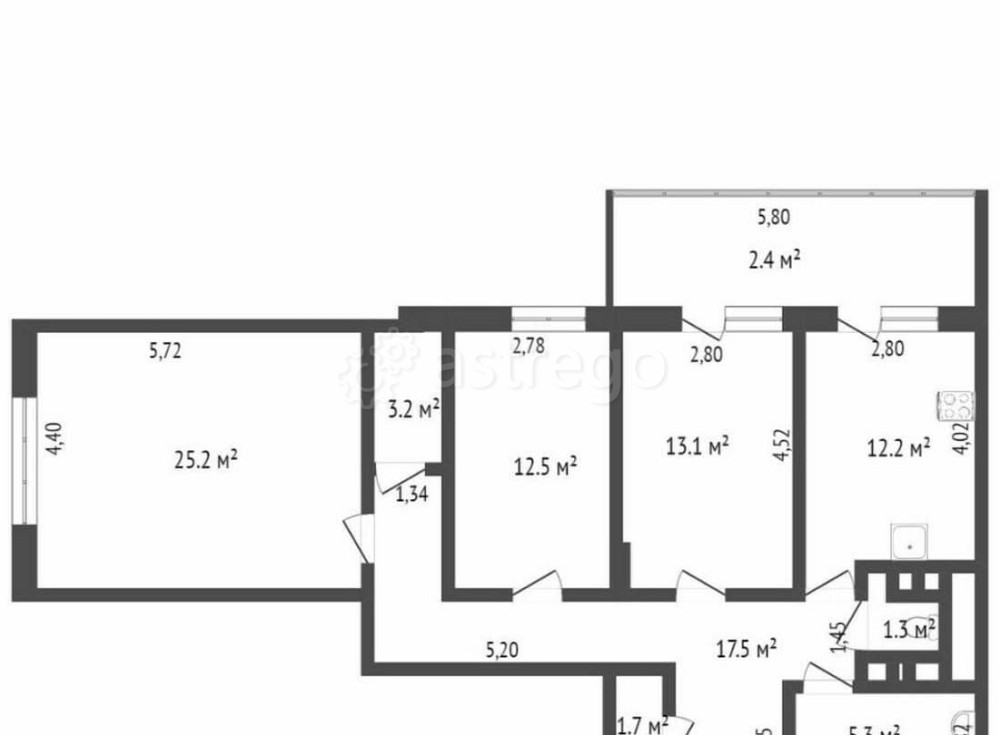 3-комн. квартира, 90 м2, 8/16 эт. Долгопрудный - изображение 7