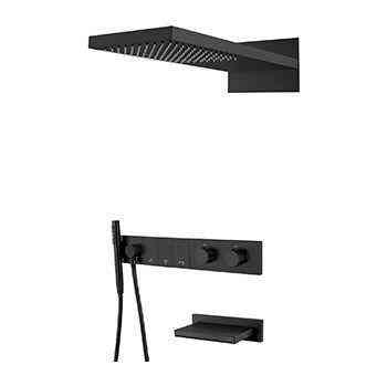 Душевой комплект BOHEME Zodiac 133-2-B Black Новосибирск