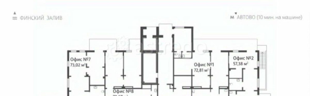 Свободного назначения, 76 м2 Санкт-Петербург - изображение 2