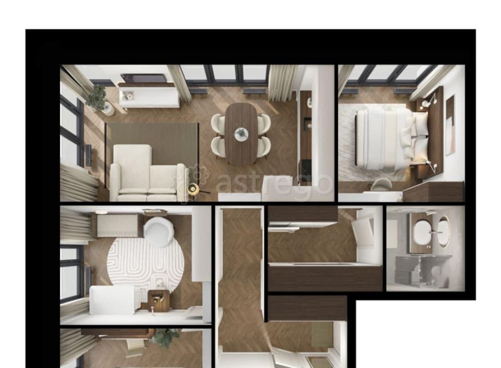 3-комн. квартира, 75 м2, 10/12 эт. Санкт-Петербург - изображение 5