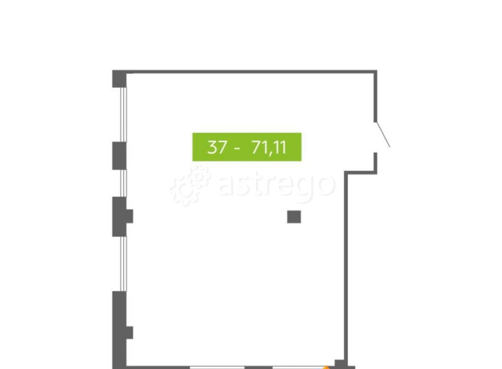 Свободного назначения, 71.11 м2 Северодвинск - изображение 1