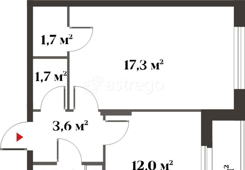 1-комн. квартира, 40.4 м2, 3/6 эт. Красногорск - изображение 1