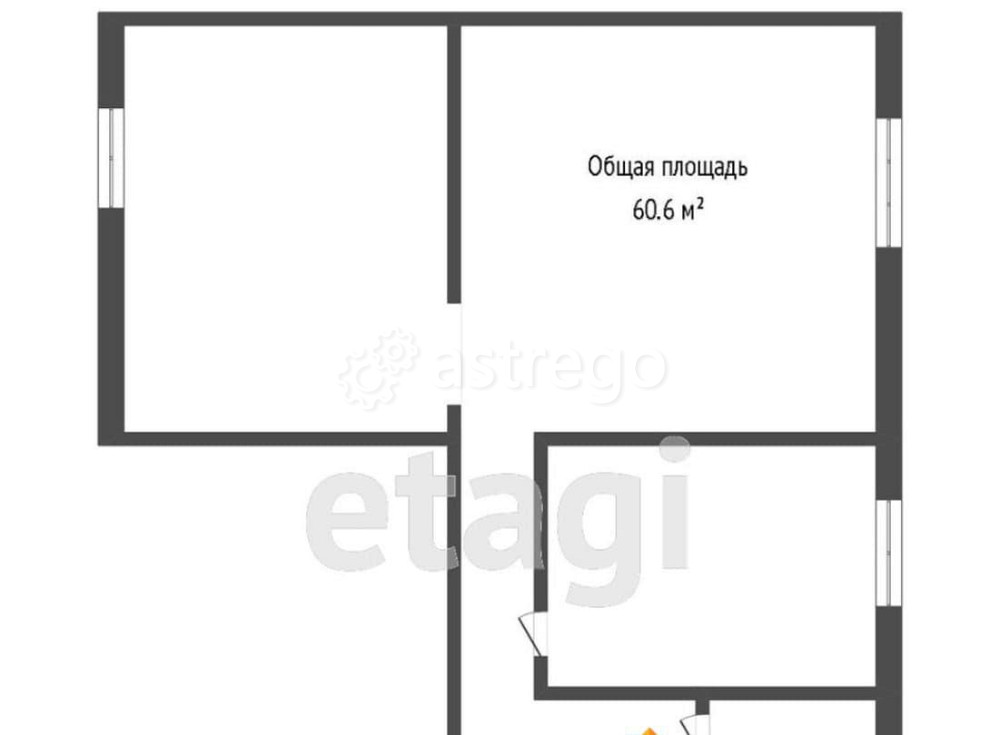 3-комн. квартира, 59.1 м2, 3/5 эт. Бийск - изображение 2