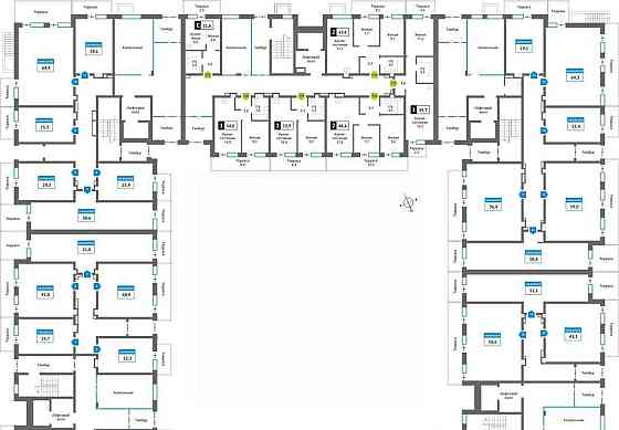 Свободного назначения, 59 м2 Красногорск