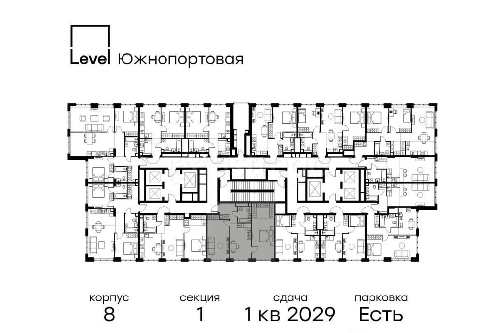 2-комн. квартира, 64.6 м2, 25/49 эт. Москва - изображение 3