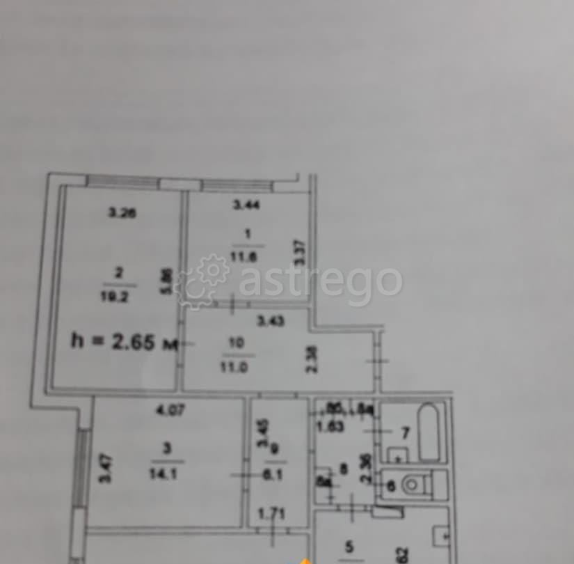 Комната, 11.6 м2, 17/22 эт. Москва - изображение 2