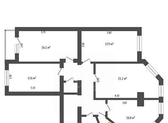 4-комн. квартира, 115 м2, 4/17 эт. Белгород