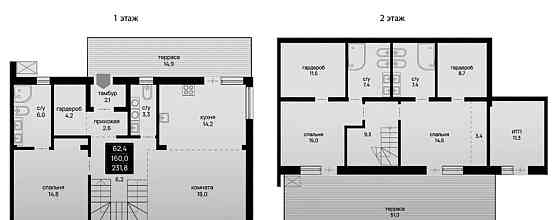 Таунхаус, 247.9 м2, 2 эт. Москва