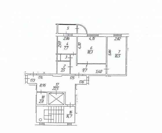 2-комн. квартира, 57 м2, 2/10 эт. Солнечногорск