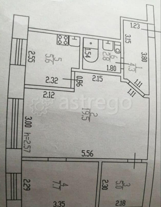 2-комн. квартира, 44 м2, 1/4 эт. Тальменка - изображение 6