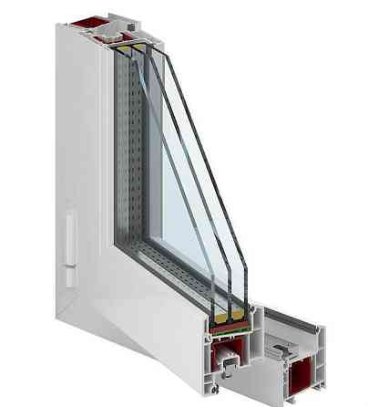 Окно профиль KBE трехкамерное Краснодар